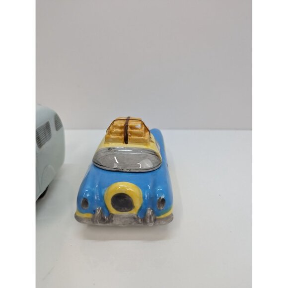 Vintage Fitz & Floyd OCI American Roadside Creamer and Sugar Set 1993 - Picture 4 of 11